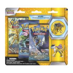 Pokemon Legendary Beasts 3-Booster Blister Pack - Raikou Pin